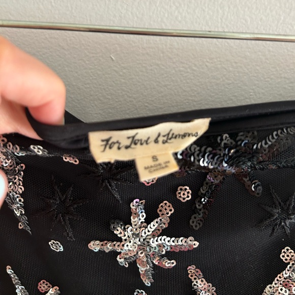 FOR LOVE & LEMONS STARDUST SKIRT - Picture 6 of 6